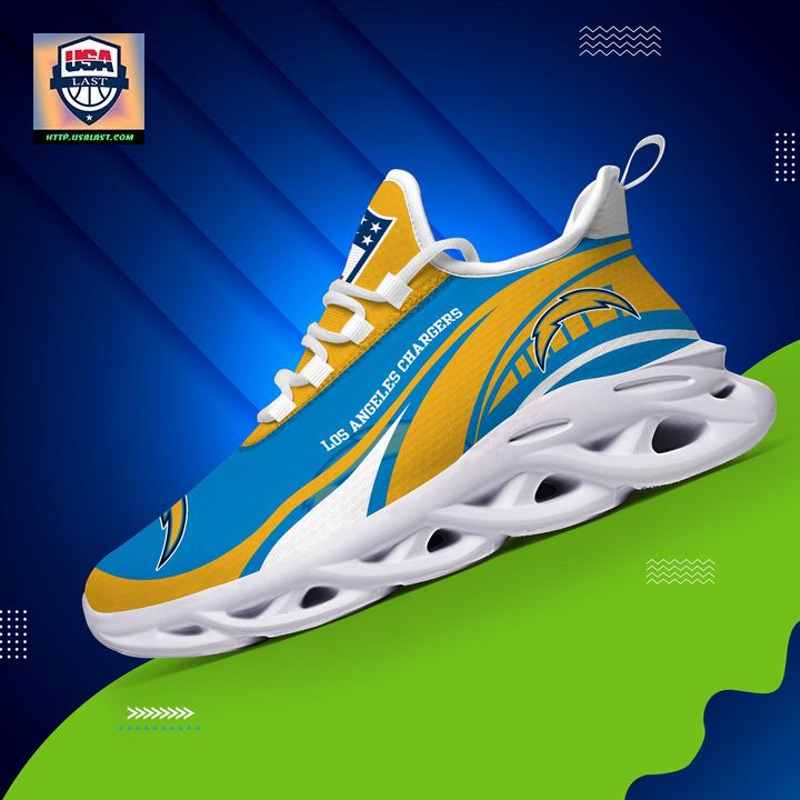 Los Angeles Chargers NFL Customized Max Soul Sneaker - She has grown up know