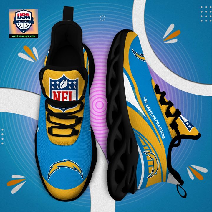 Los Angeles Chargers NFL Customized Max Soul Sneaker - Out of the world
