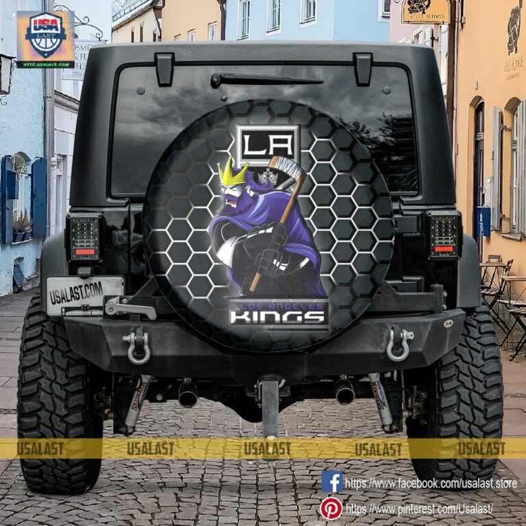 Los Angeles Kings MLB Mascot Spare Tire Cover - Elegant and sober Pic