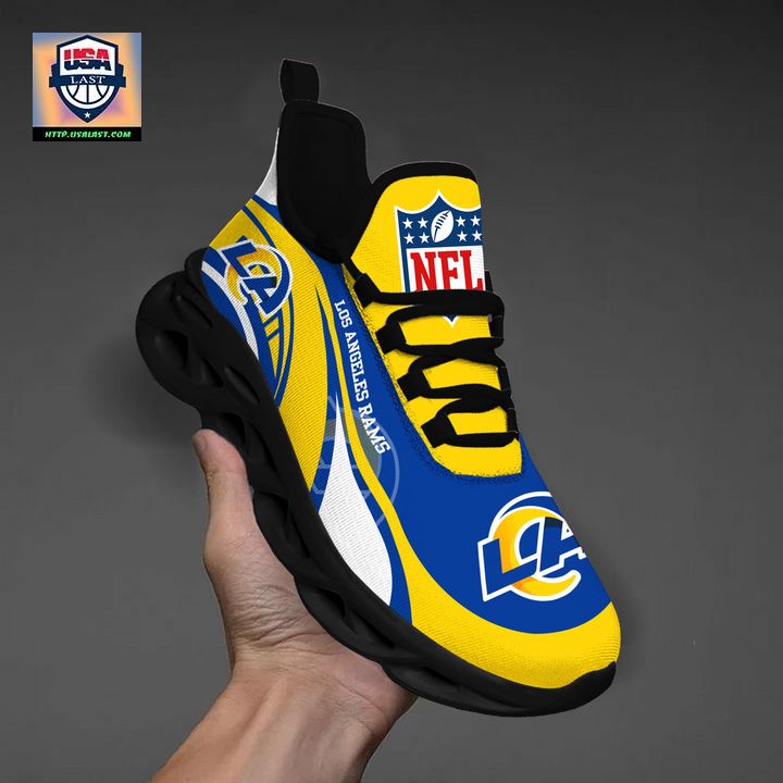 Los Angeles Rams NFL Customized Max Soul Sneaker - Nice Pic