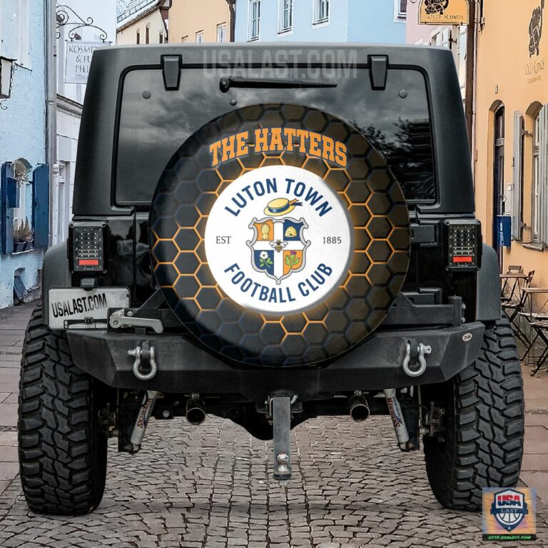 Luton Town FC Spare Tire Cover - Hey! You look amazing dear