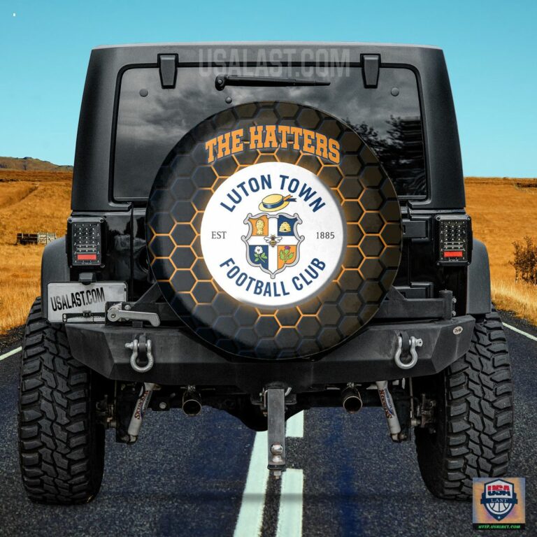 Luton Town FC Spare Tire Cover - This place looks exotic.