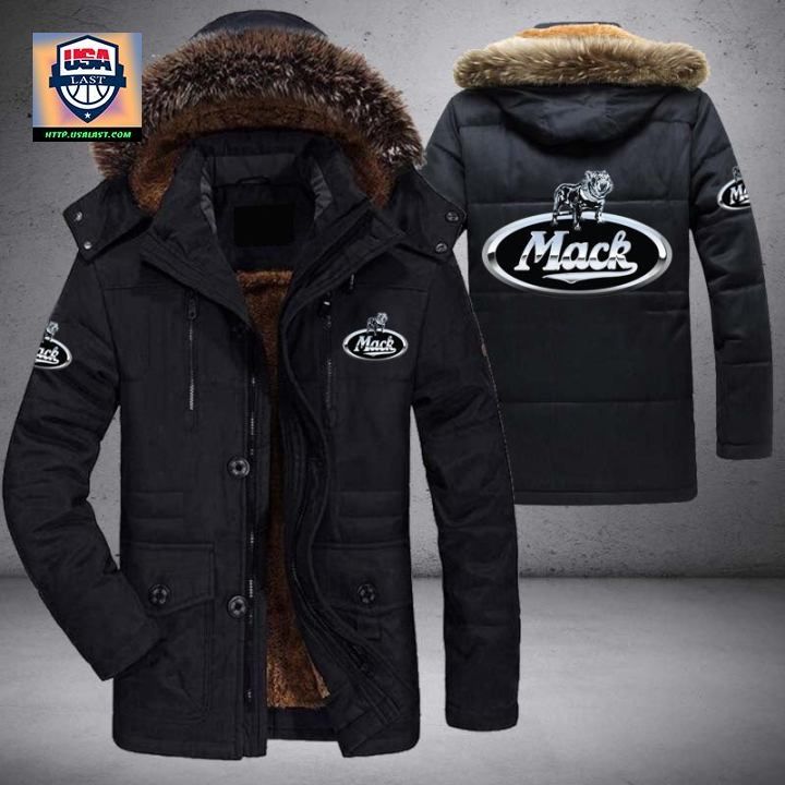 Mack Trucks Logo Brand V1 Parka Jacket Winter Coat - Ah! It is marvellous