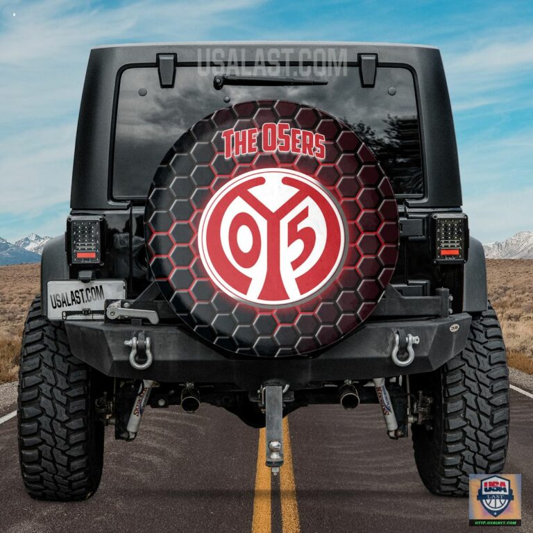 Mainz 05 Spare Tire Cover - rays of calmness are emitting from your pic