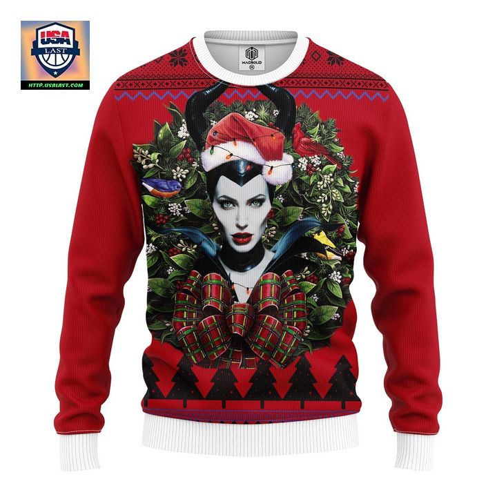 Maleficent Ugly Christmas Sweater Noel Mc Thanksgiving Gift - Nice Pic