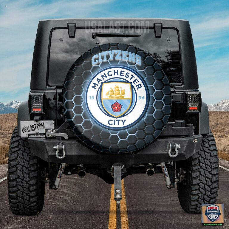 Manchester City FC Spare Tire Cover - You look beautiful forever