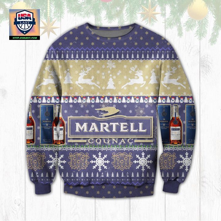 Martell Cognac Ugly Christmas Sweater 2022