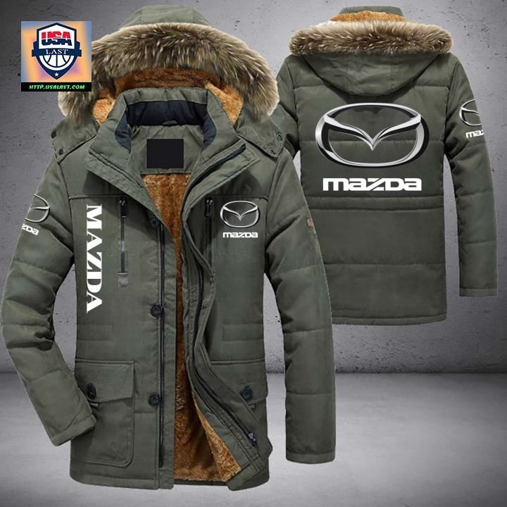 Mazda Logo Brand Parka Jacket Winter Coat - You tried editing this time?