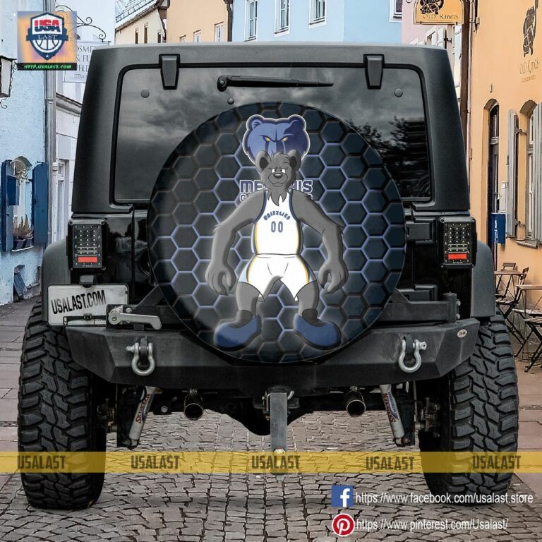 Memphis Grizzlies NBA Mascot Spare Tire Cover - You look so healthy and fit
