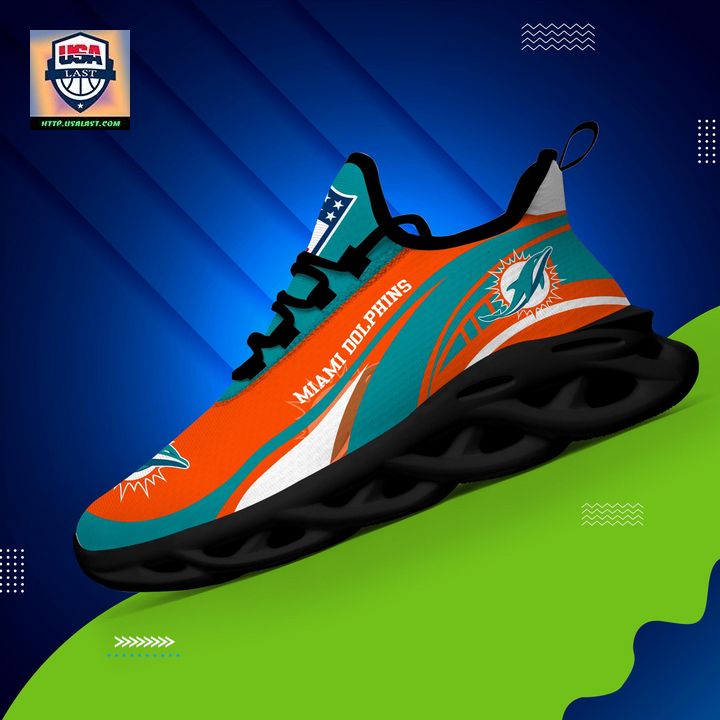 Miami Dolphins NFL Customized Max Soul Sneaker - You look too weak