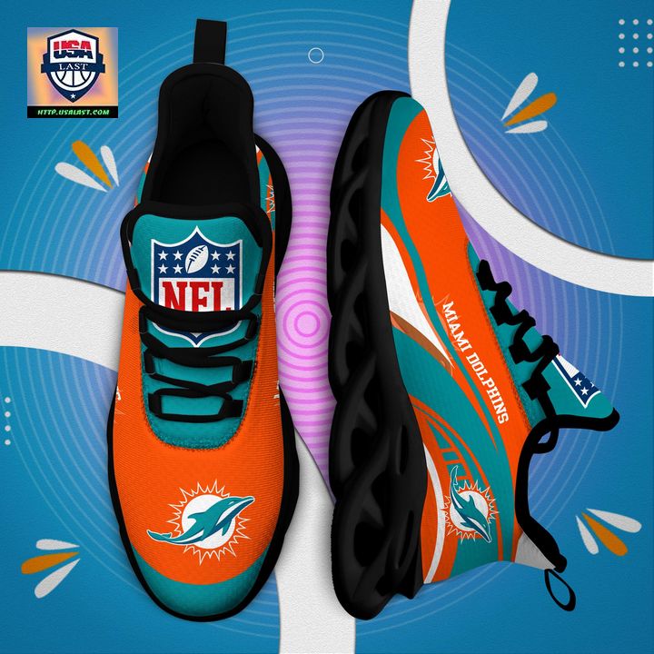 Miami Dolphins NFL Customized Max Soul Sneaker - Stand easy bro