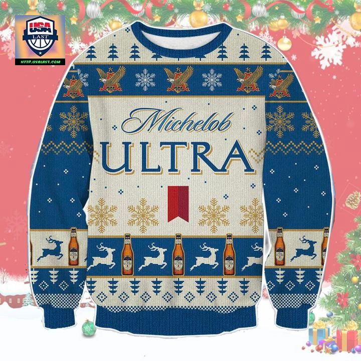 Michelob Ultra Ugly Christmas Sweater 2022