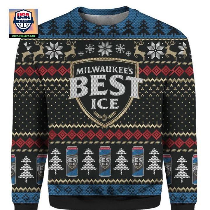Milwaukee's Best Ice Ugly Christmas Sweater 2022 - Great, I liked it