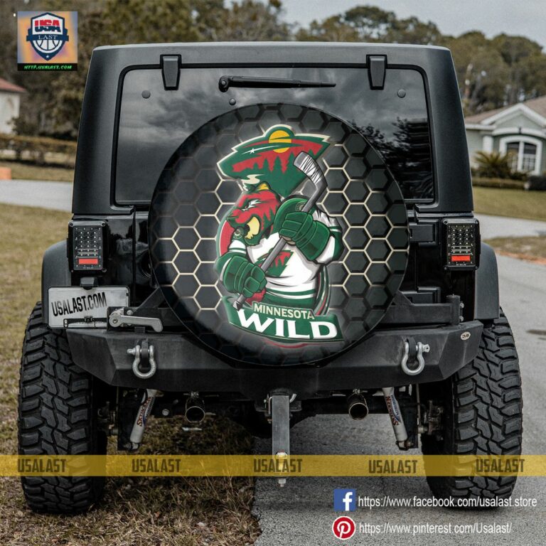 Minnesota Wild MLB Mascot Spare Tire Cover - Rejuvenating picture