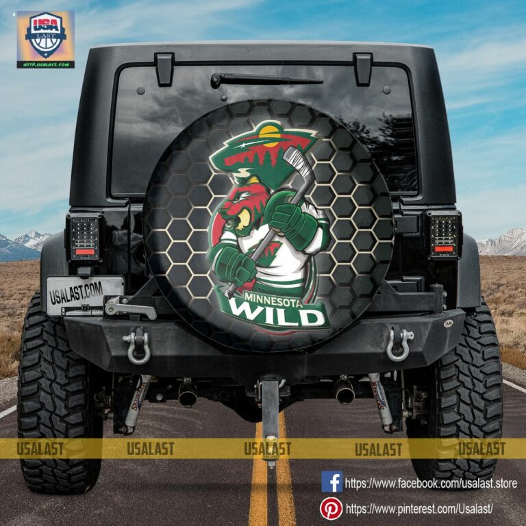 Minnesota Wild MLB Mascot Spare Tire Cover - Handsome as usual