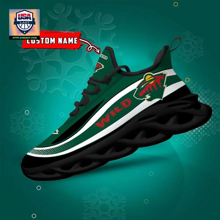 Minnesota Wild NHL Clunky Max Soul Shoes New Model - Impressive picture.