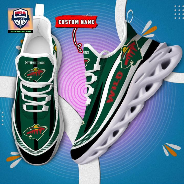 Minnesota Wild NHL Clunky Max Soul Shoes New Model - I like your hairstyle