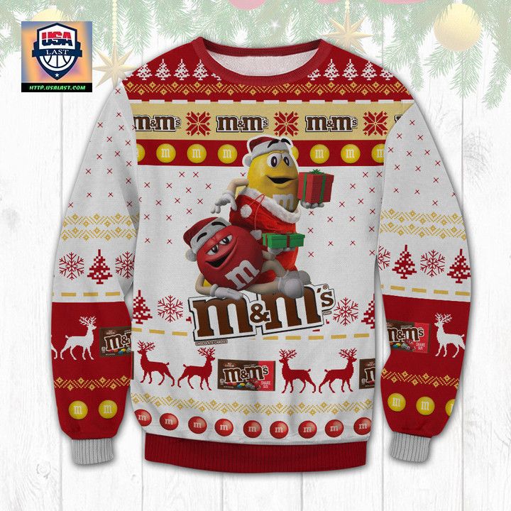 M&M chocolate Ugly Christmas Sweater 2022