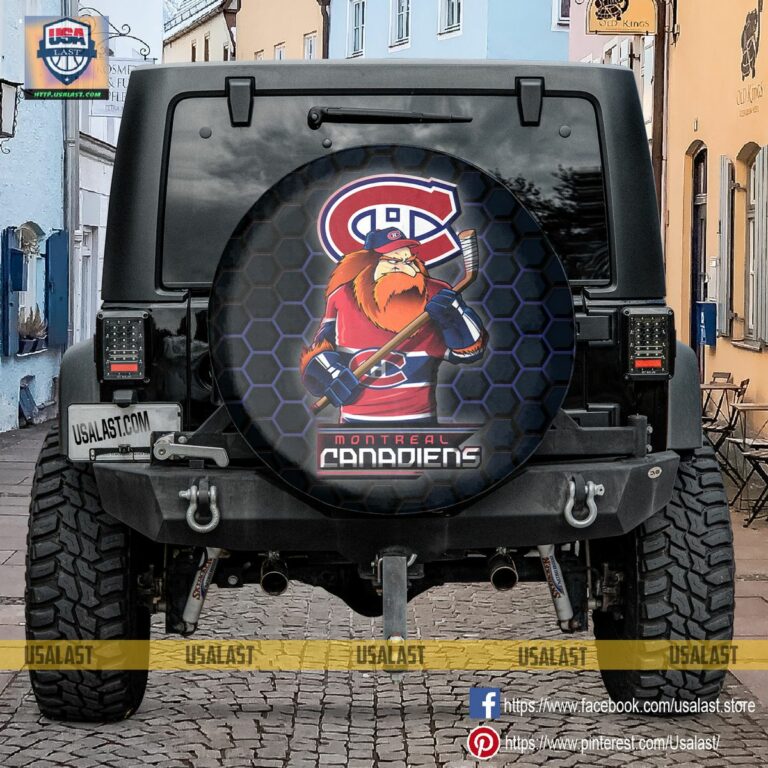 Montreal Canadiens MLB Mascot Spare Tire Cover - Nice Pic
