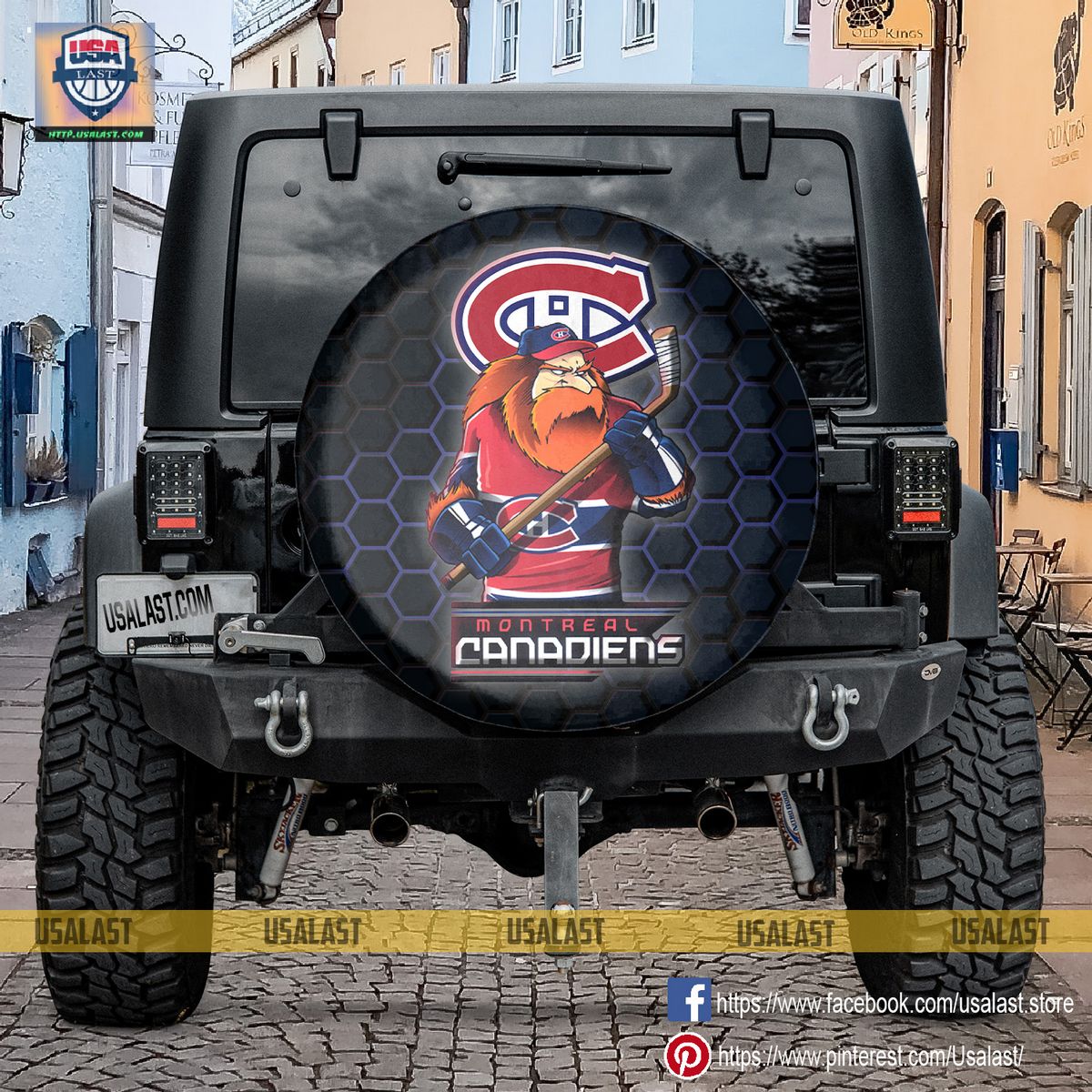 AMAZING Montreal Canadiens NHL Mascot Spare Tire Cover