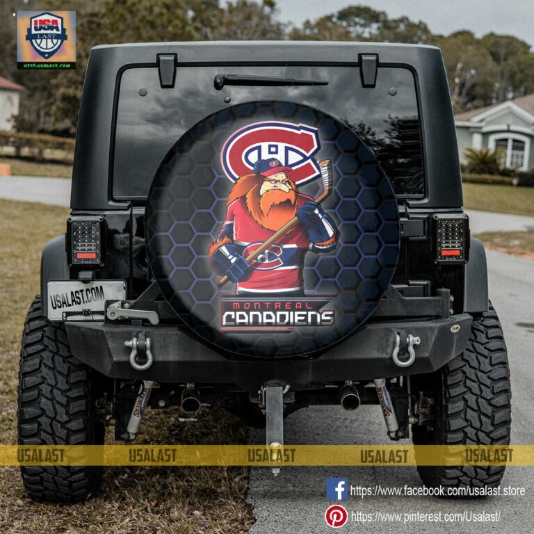 Montreal Canadiens MLB Mascot Spare Tire Cover - I am in love with your dress