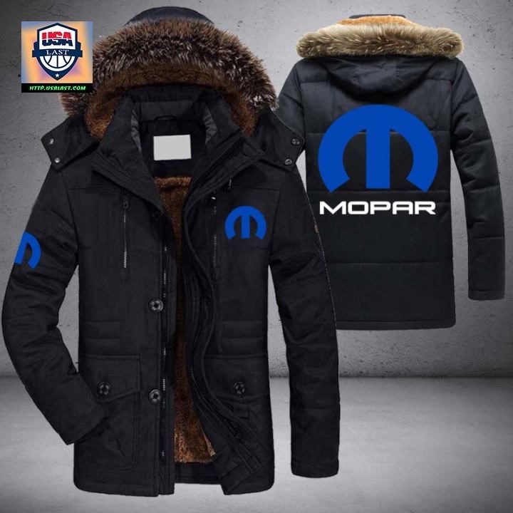 Mopar Car Brand Parka Jacket Winter Coat - This is awesome and unique