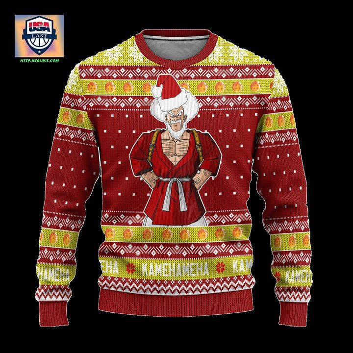 Mr Satan Dragon Ball Anime Ugly Christmas Sweater Xmas Gift - Looking so nice