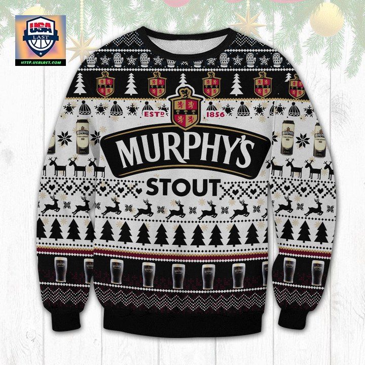 Murphy’s Irish Stout Beer Ugly Christmas Sweater 2022