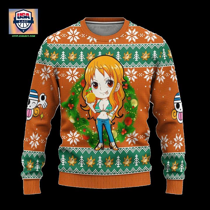 Nami One Piece Anime Ugly Christmas Sweater Xmas Gift - Nice elegant click
