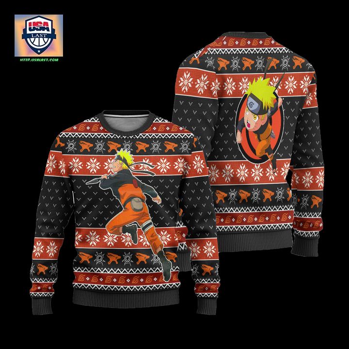 Naruto Uzumaki Anime Ugly Christmas Sweater Xmas Gift - Natural and awesome