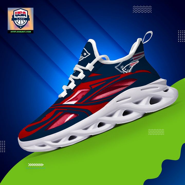 New England Patriots NFL Clunky Max Soul Shoes New Model - Natural and awesome