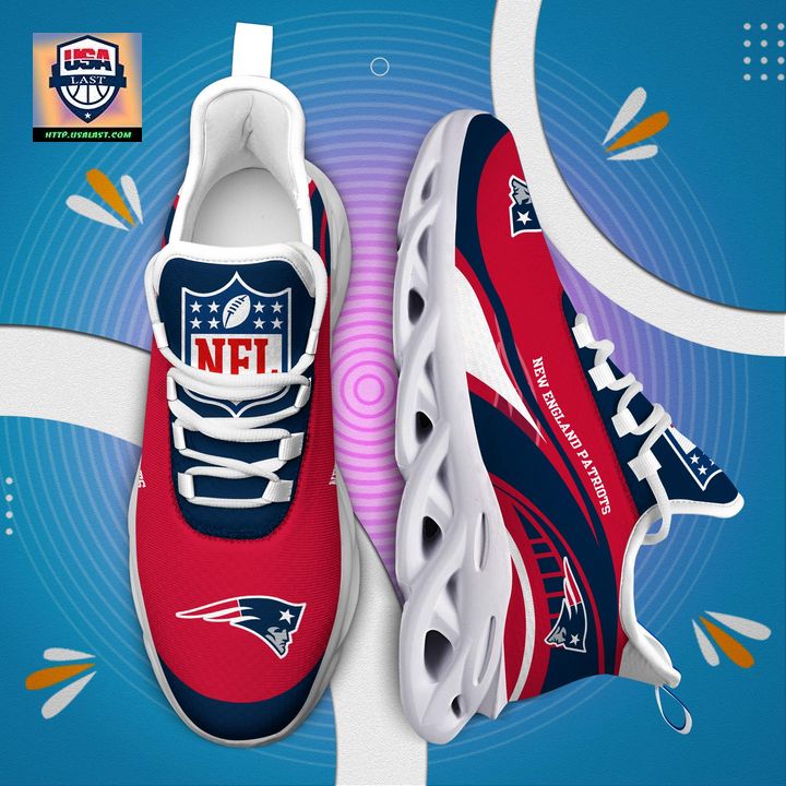 New England Patriots NFL Customized Max Soul Sneaker - Trending picture dear
