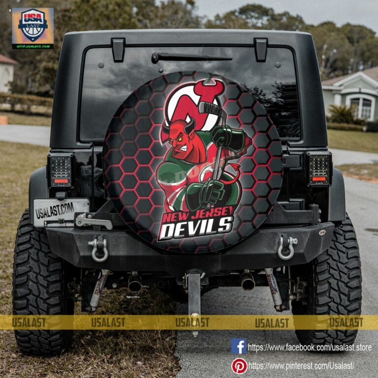 New Jersey Devils MLB Mascot Spare Tire Cover - Wow! What a picture you click