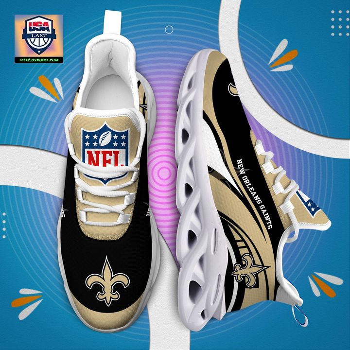 New Orleans Saints NFL Customized Max Soul Sneaker - Hey! You look amazing dear