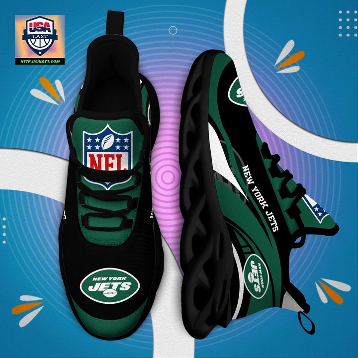 New York Jets NFL Customized Max Soul Sneaker - Generous look