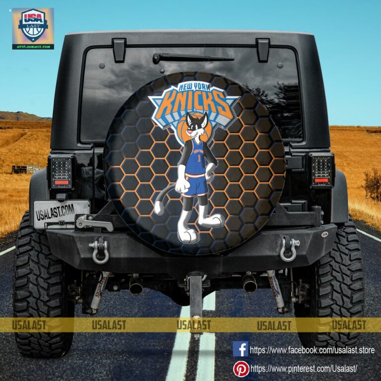 New York Knicks NBA Mascot Spare Tire Cover - Have you joined a gymnasium?