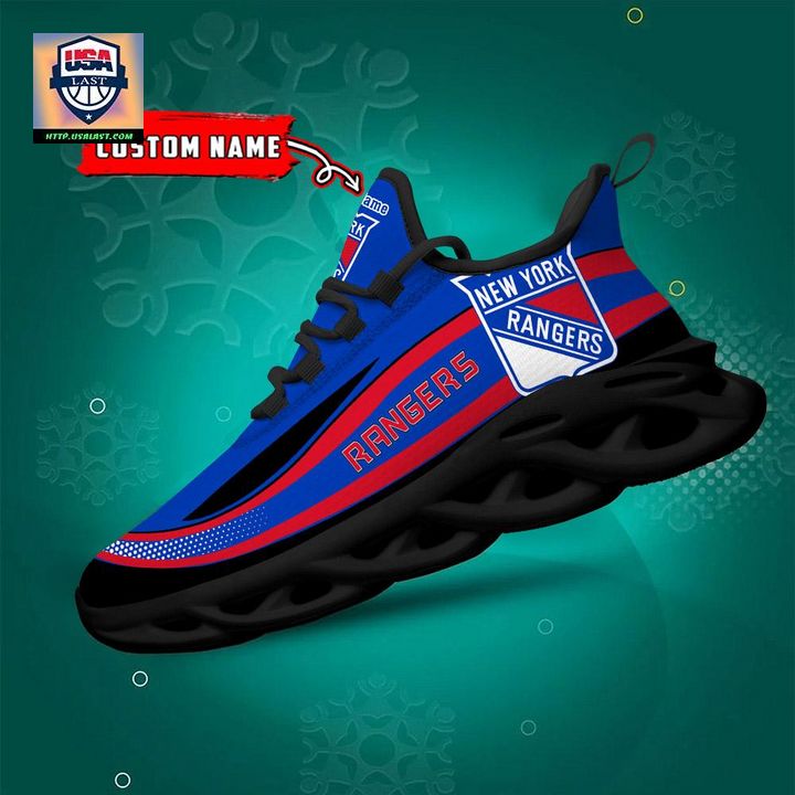 New York Rangers NHL Clunky Max Soul Shoes New Model - Elegant picture.