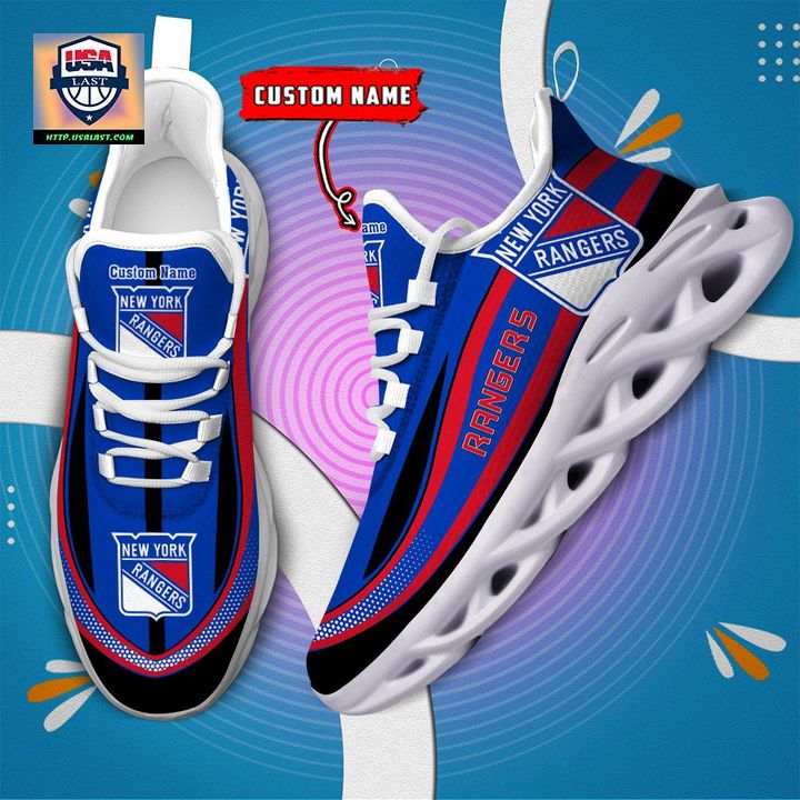 New York Rangers NHL Clunky Max Soul Shoes New Model - It is too funny