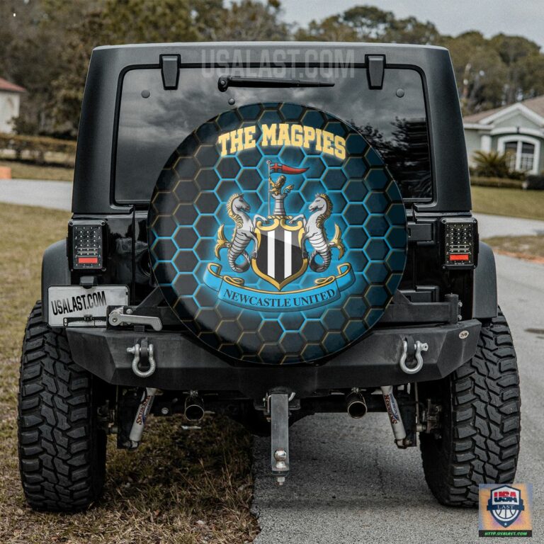 Newcastle United FC Spare Tire Cover - I like your dress, it is amazing