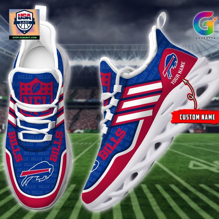 NFL Buffalo Bills Personalized Max Soul Chunky Sneakers V1 - Stand easy bro