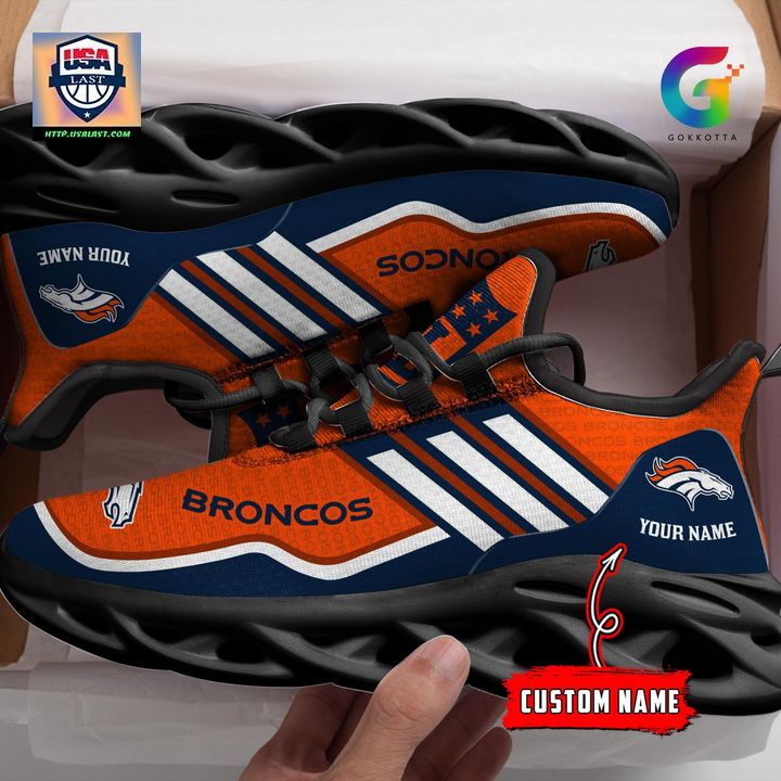 NFL Denver Broncos Personalized Max Soul Chunky Sneakers V1 - Best picture ever