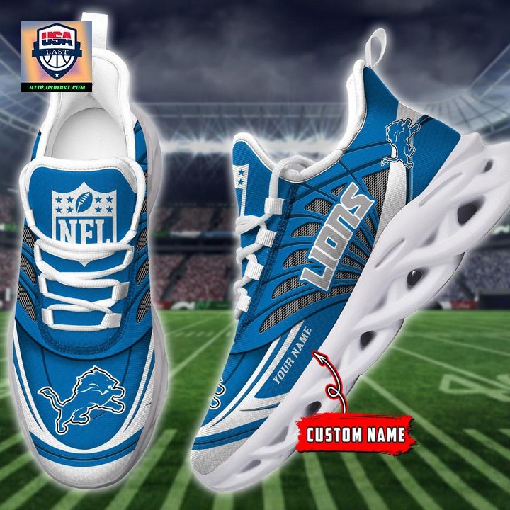 NFL Detroit Lions Personalized Max Soul Chunky Sneakers V1 - Selfie expert