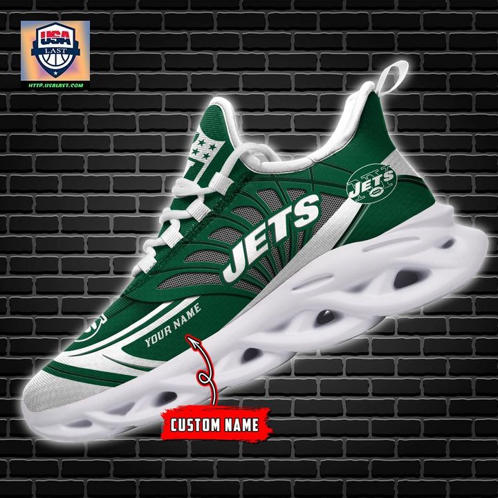 NFL New York Jets Personalized Max Soul Chunky Sneakers V1 - Studious look