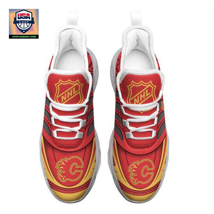 NHL Calgary Flames Personalized Max Soul Chunky Sneakers V1 - You look too weak