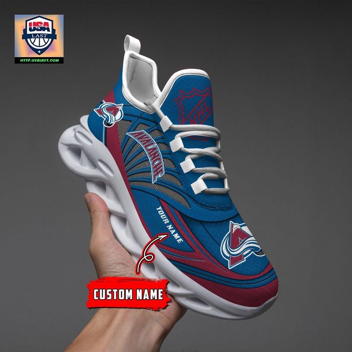 NHL Colorado Avalanche Personalized Max Soul Chunky Sneakers V1 - My friends!