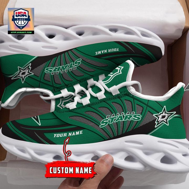 NHL Dallas Stars Personalized Max Soul Chunky Sneakers V1 - Cuteness overloaded