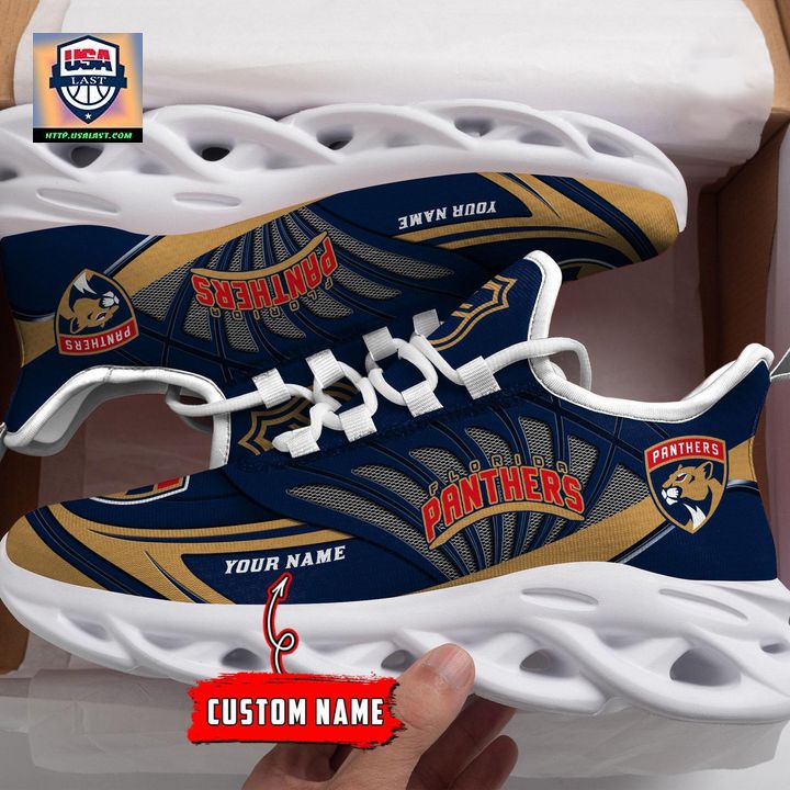 NHL Florida Panthers Personalized Max Soul Chunky Sneakers V1 - Rocking picture
