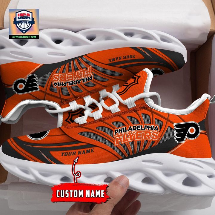 NHL Philadelphia Flyers Personalized Max Soul Chunky Sneakers V1