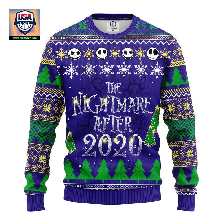 Nightmare After 2021 Ugly Christmas Sweater Amazing Gift Idea Thanksgiving Gift