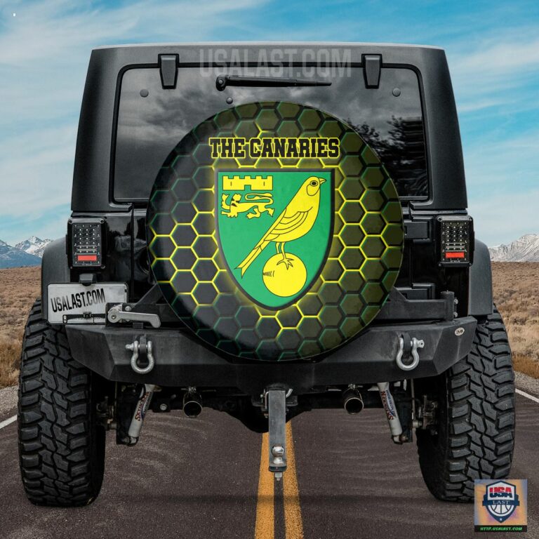 Norwich City FC Spare Tire Cover - Wow! This is gracious